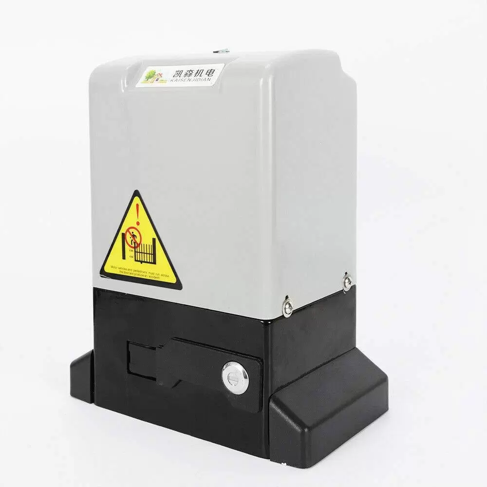 Operador de puerta corredera eléctrico de 220 V con 2 controles remotos Operador de puerta de 1200 KG